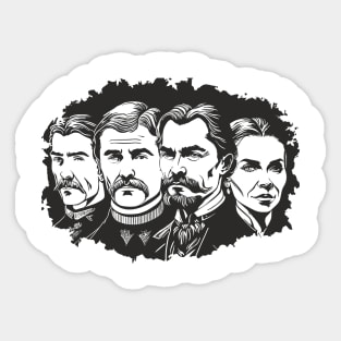 Prominent figures of Ukrainian culture Sticker